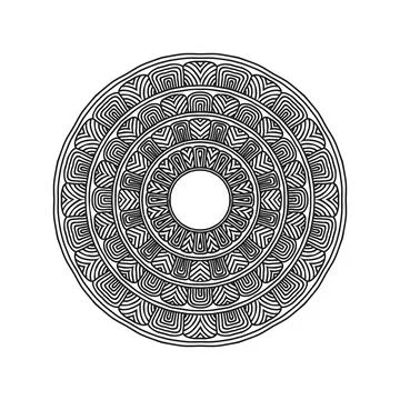 Mandala background design vector illustration Stock Illustration