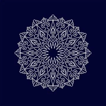 Mandala background design vector illustration Stock Illustration