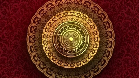 Mandala Background Stock Footage 160836027