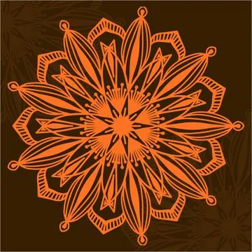 Mandala Background Vector Stock Illustration