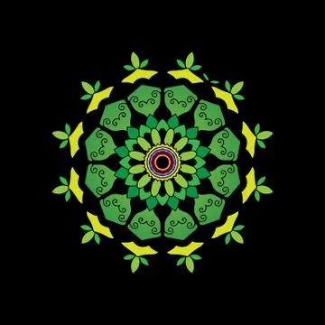 Mandala background vector image 스톡 일러스트