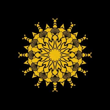 Mandala background vector image Stock Illustration