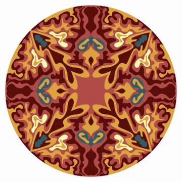 Mandala. beautiful Vintage elements. vector illustration Stock Illustration