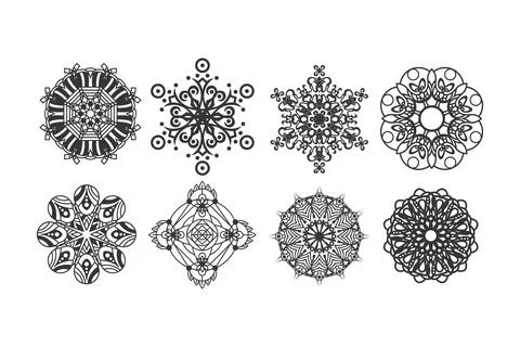 Mandala bundle Stock Illustration