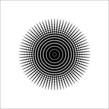 Mandala, Circle Shape made from Eight Point Star Shape. Vector Illustration- Illustrazione stock