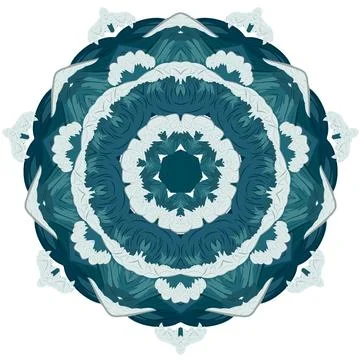 Mandala circular pattern Stock Illustration
