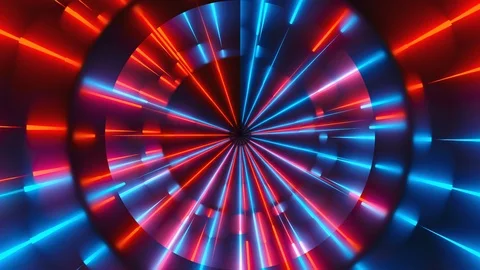 Mandala with a colored striped elements forming the petals and circles. 3D Stock Footage 123317545