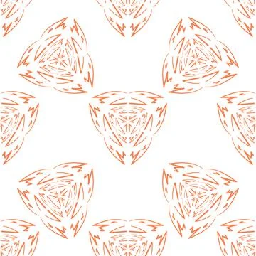 Mandala colorful background. Seamless pattern with ornamental elements. Stock Illustration
