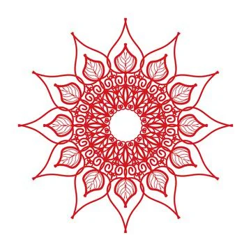  mandala coloring Stock Illustration