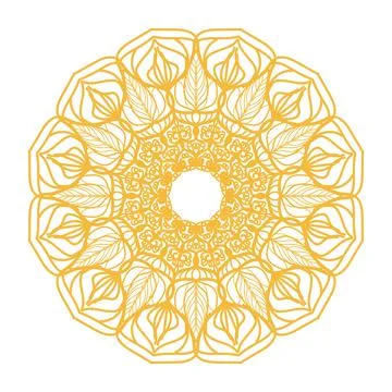  mandala coloring Stock Illustration