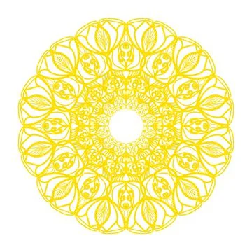  mandala coloring Stock Illustration