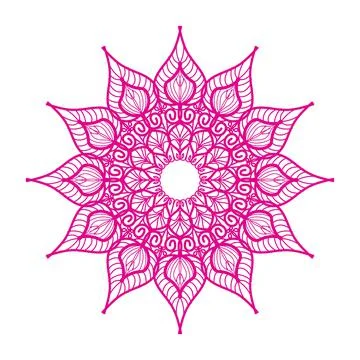  mandala coloring Stock Illustration