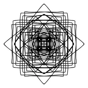 Mandala coloring page doodle Stock Illustration