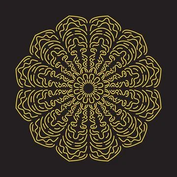 Mandala Create design Good to See 库存插图