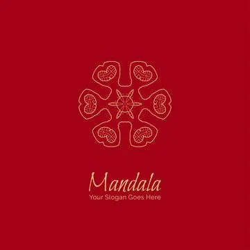 Mandala creative design vector 스톡 일러스트