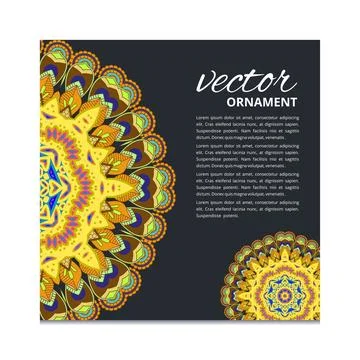 Mandala creative design vector Stock Illustration