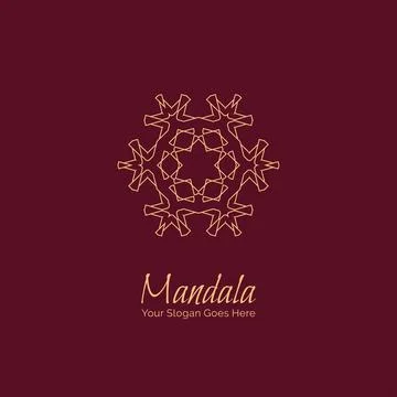Mandala creative design vector Stock Illustration