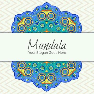 Mandala creative design vector Stock Illustration