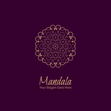 Mandala creative design vector Stock Illustration