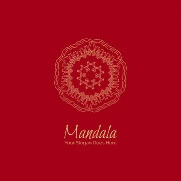 Mandala creative design vector 库存插图