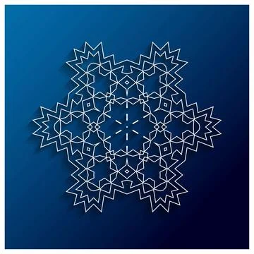 Mandala creative design vector Illustrazione stock