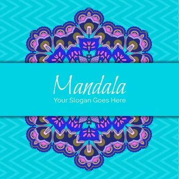 Mandala creative design vector Stock Illustration