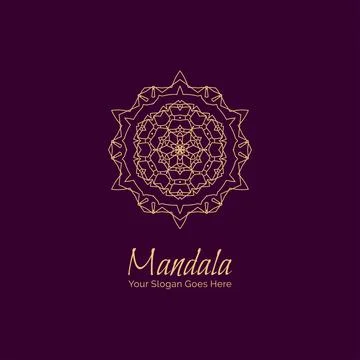 Mandala creative design vector 库存插图