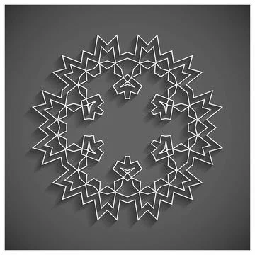 Mandala creative design vector Illustrazione stock