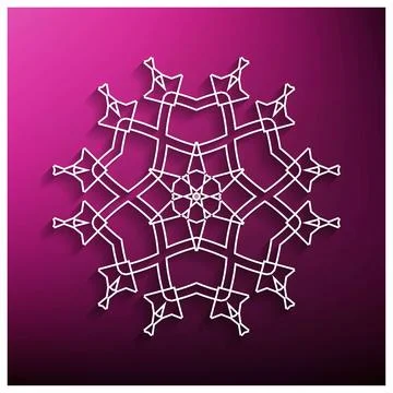 Mandala creative design vector Illustrazione stock
