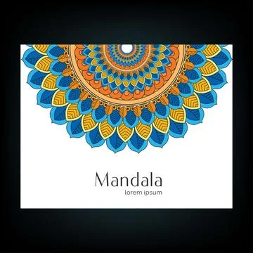 Mandala creative design vector Stock Illustration