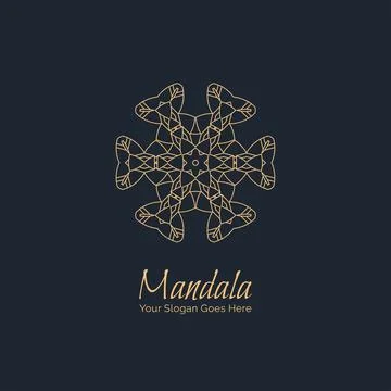 Mandala creative design vector 스톡 일러스트