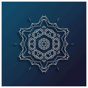 Mandala creative design vector Illustrazione stock