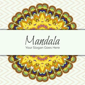 Mandala creative design vector Stock Illustration