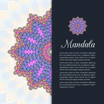Mandala creative design vector Stock Illustration