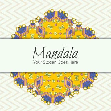 Mandala creative design vector Stock Illustration