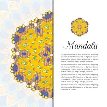 Mandala creative design vector Illustrazione stock