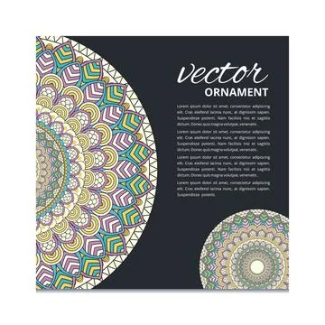 Mandala creative design vector Stock Illustration