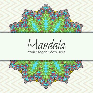 Mandala creative design vector Stock Illustration