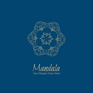 Mandala creative design vector Illustrazione stock