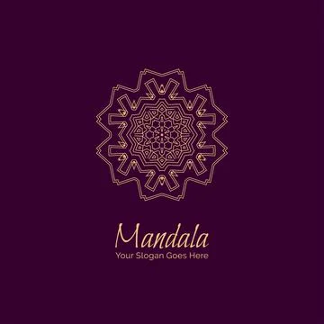 Mandala creative design vector 库存插图