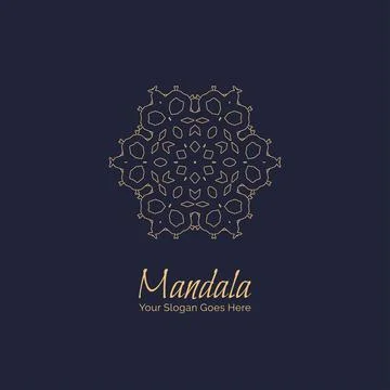 Mandala creative design vector 库存插图