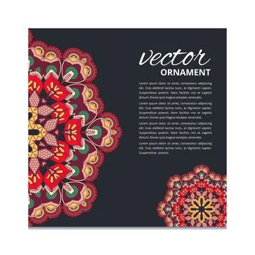 Mandala creative design vector Illustrazione stock