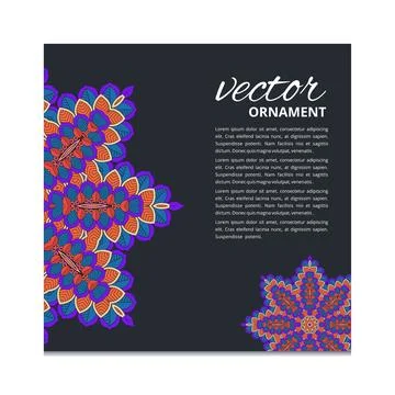 Mandala creative design vector Stock Illustration