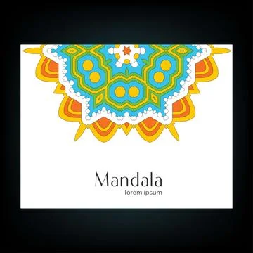 Mandala creative design vector Stock Illustration