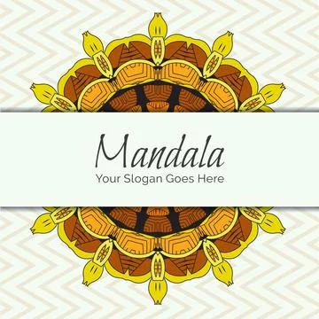 Mandala creative design vector Stock Illustration