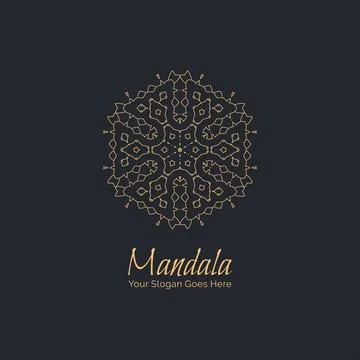 Mandala creative design vector 库存插图