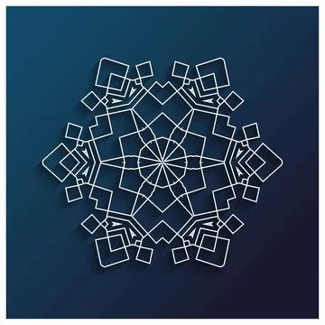 Mandala creative design vector Stock Illustration