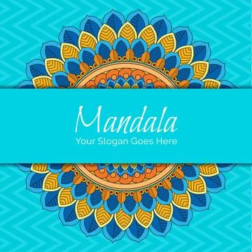 Mandala creative design vector 스톡 일러스트