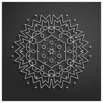 Mandala creative design vector Illustrazione stock