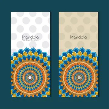 Mandala creative design vector Stock Illustration